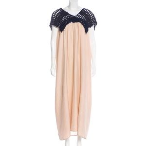 Harikae Silk Layered Maxi Dress